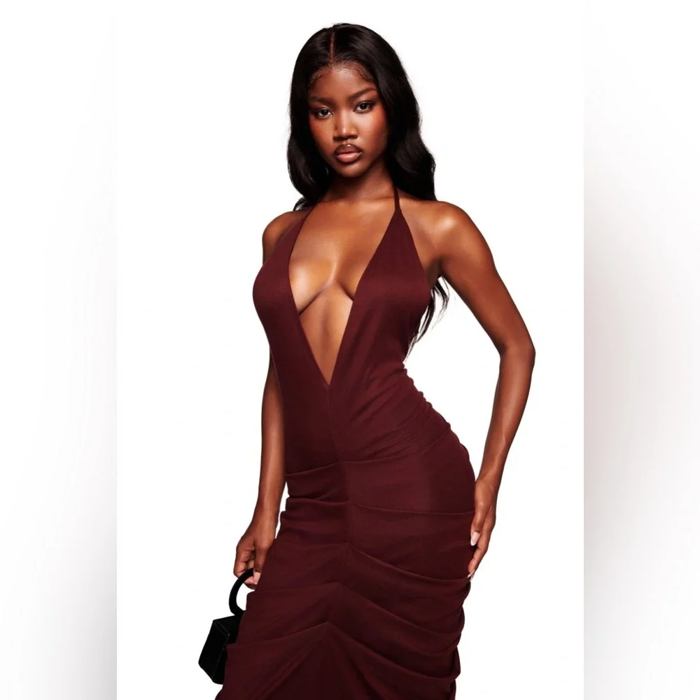 NWT IAMGIA PLUM DRESS - Picture 5 of 11